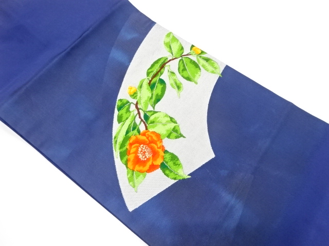 JAPANESE NAGOYA OBI / WOVEN BRANCH FLOWER